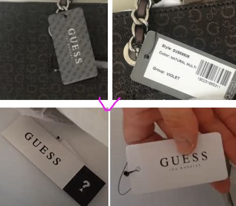 fake guess logo|guess handbag identification.